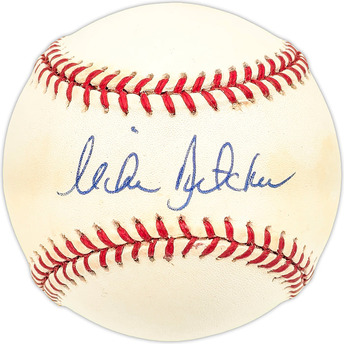 Mike Butcher Autographed Official AL Baseball California Angels