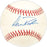 Dan Rohn Autographed Official NL Baseball Chicago Cubs, Cleveland Indians