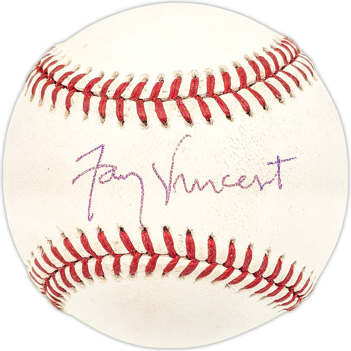 Fay Vincent Autographed Official Little League Baseball Commissioner