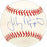 Jeff Plympton Autographed Official NL Baseball Boston Red Sox
