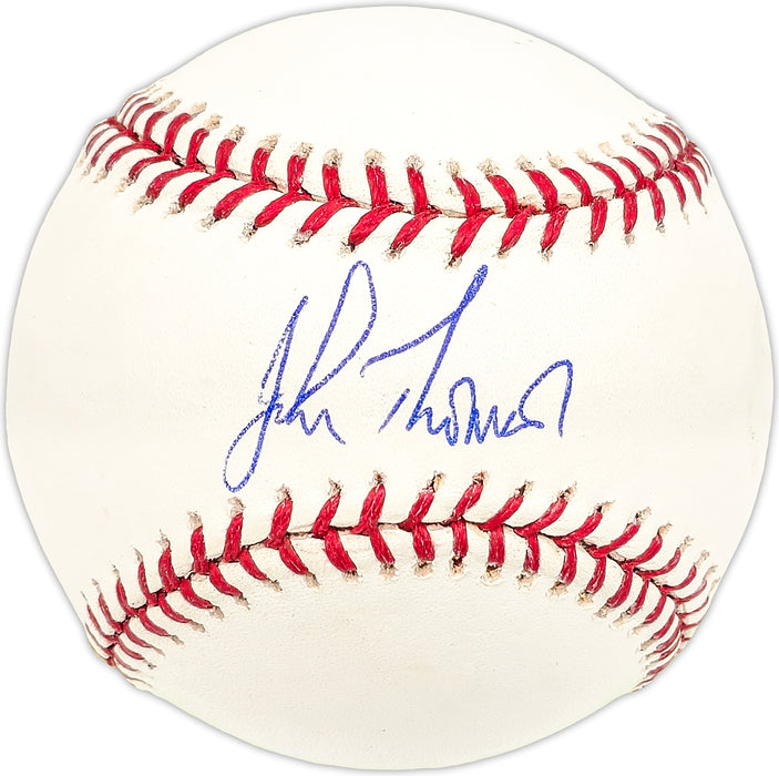 John Thomson Autographed Official MLB Baseball New York Mets, Kansas City Royals