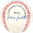 Warren Brusstar Autographed Official NL Baseball Philadelphia Phillies, Chicago Cubs Signed Twice