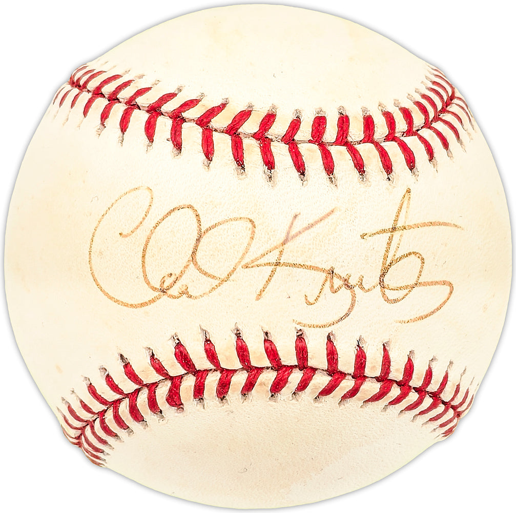 Chad Kreuter Autographed Official NL Baseball Los Angeles Dodgers, Detroit Tigers
