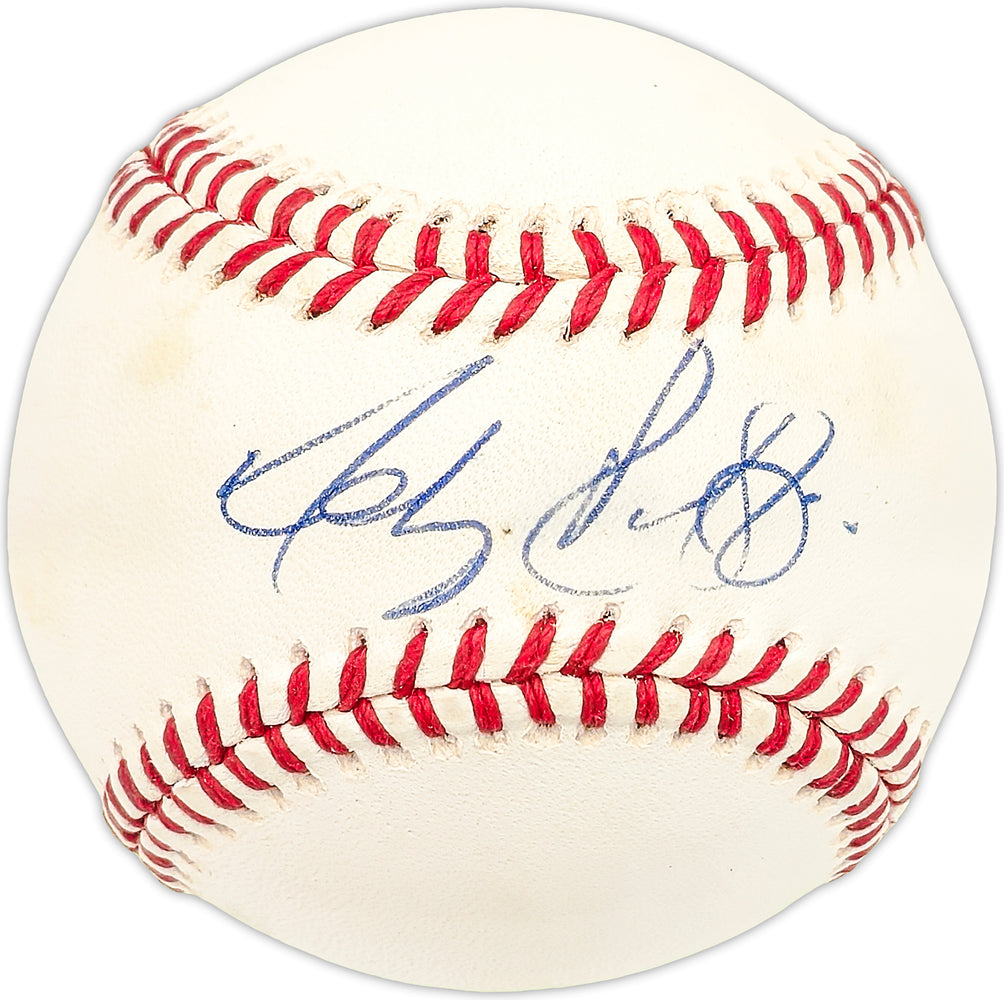 Johnny Ruffin Autographed Official NL Baseball Cincinnati Reds