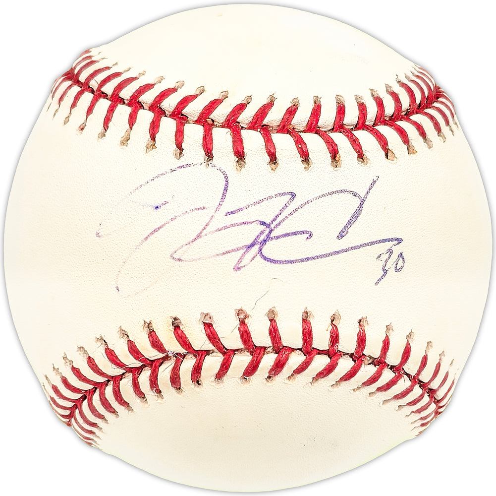 Joe Thurston Autographed Official MLB Baseball Chicago Cubs