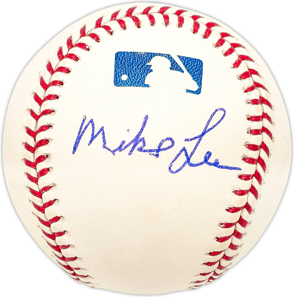 Mike Lee Autographed Official MLB Baseball Cleveland Indians