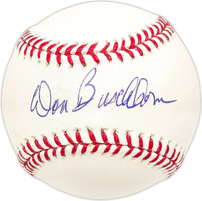Don Buschhorn Autographed Official MLB Baseball KC A's