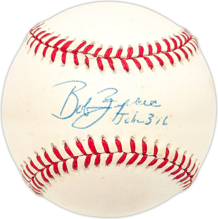Bob Zupcic Autographed Official AL Baseball Boston Red Sox