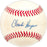 Charlie Hayes Autographed Official NL Baseball San Francisco Giants, Philadelphia Phillies