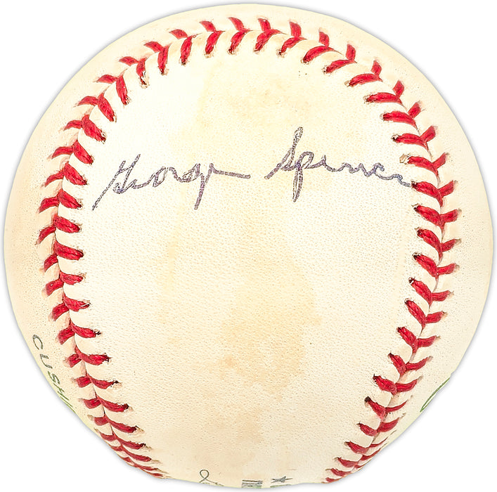 George Spencer Autographed Official NL Baseball New York Giants