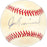 Jim Eisenreich Autographed Official NL Baseball Philadelphia Phillies, Kansas City Royals