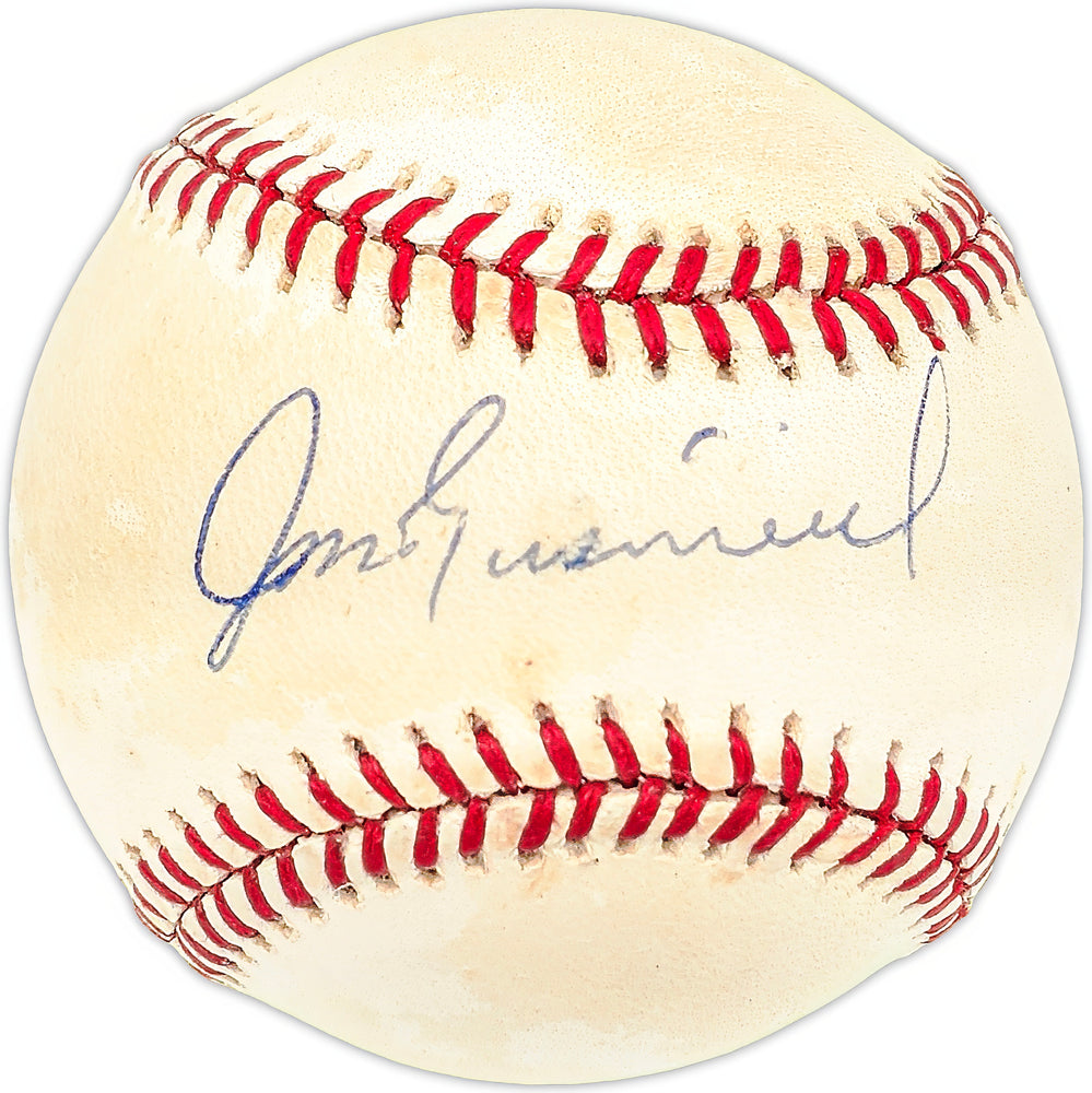 Jim Eisenreich Autographed Official NL Baseball Philadelphia Phillies, Kansas City Royals