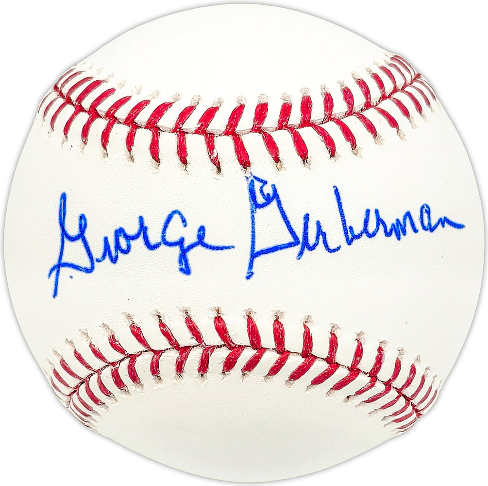 George Gerberman Autographed Official MLB Baseball Chicago Cubs