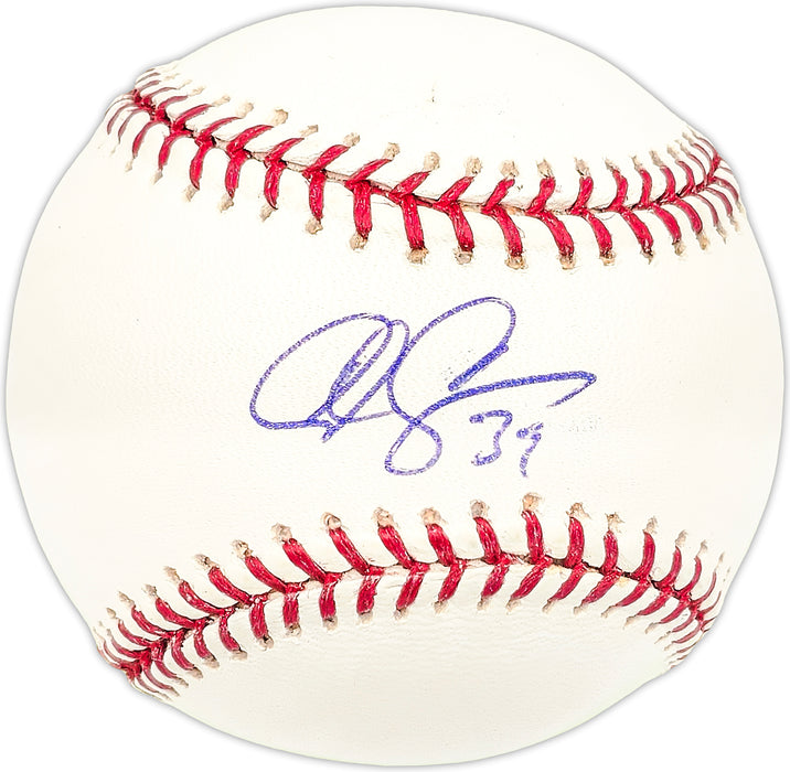Chris Capuano Autographed Official MLB Baseball Los Angeles Dodgers, Milwaukee Brewers