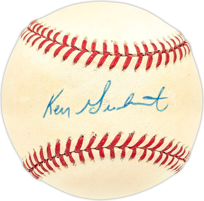 Ken Gerhart Autographed Official AL Baseball Baltimore Orioles
