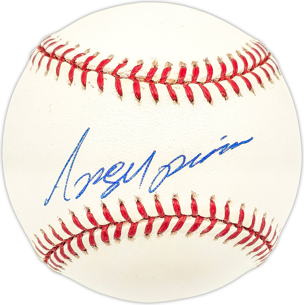 Angel Pena Autographed Official NL Baseball Los Angeles Dodgers