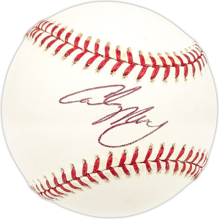 Calvin Murray Autographed Official MLB Baseball San Francisco Giants, Chicago Cubs