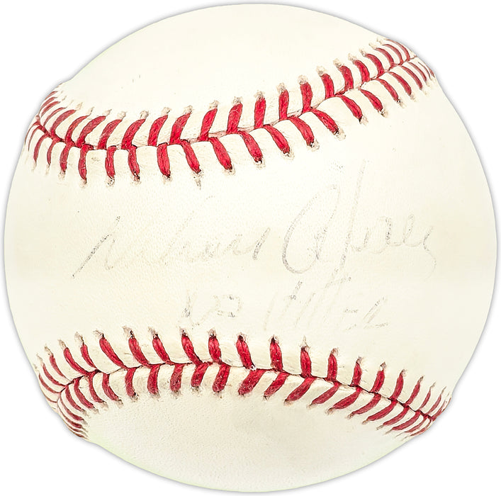 Wilson Alvarez Autographed Official AL Baseball Chicago White Sox "No Hitter "