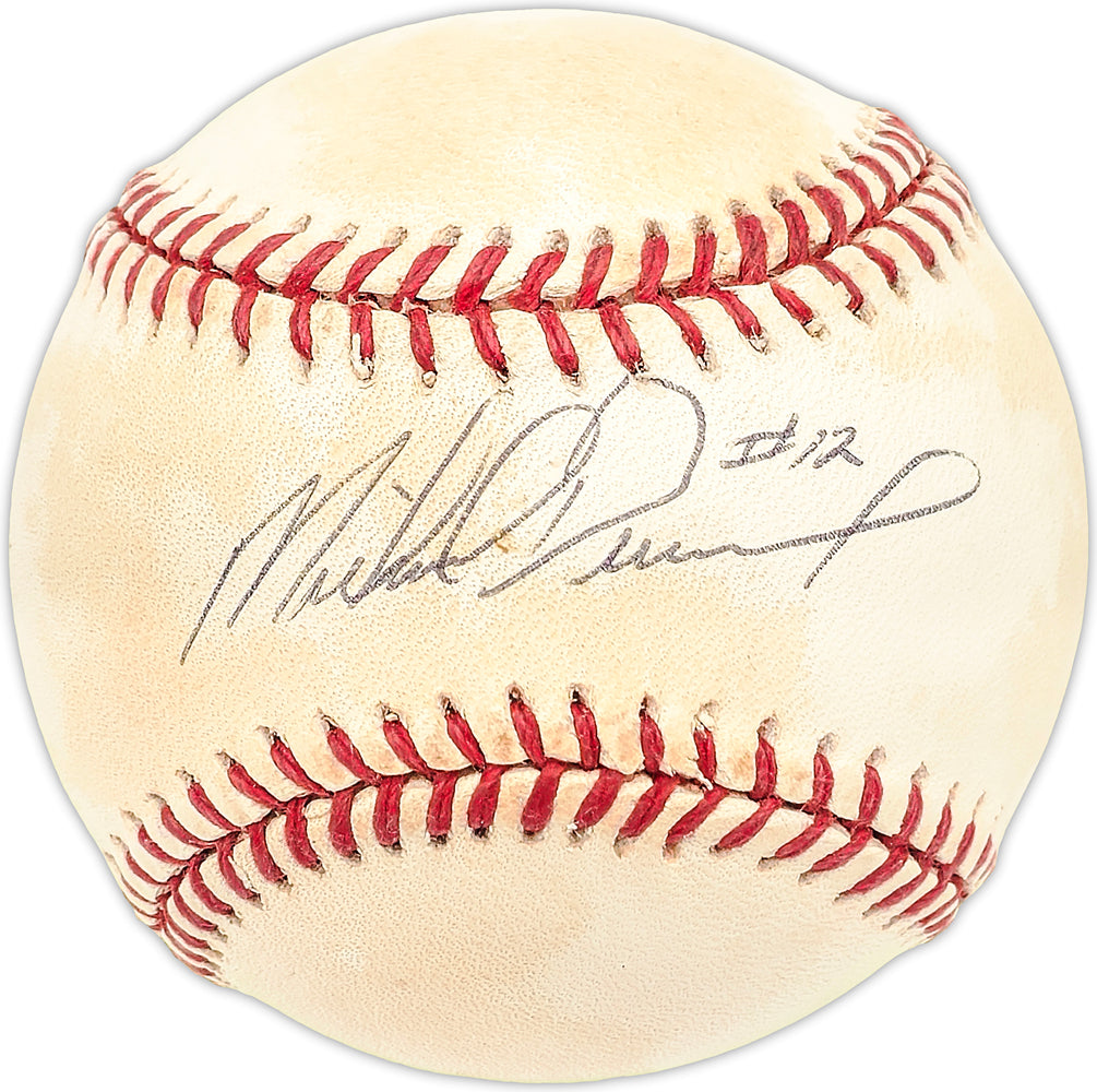 Mike Devereaux Autographed Official AL Baseball Baltimore Orioles, Los Angeles Dodgers