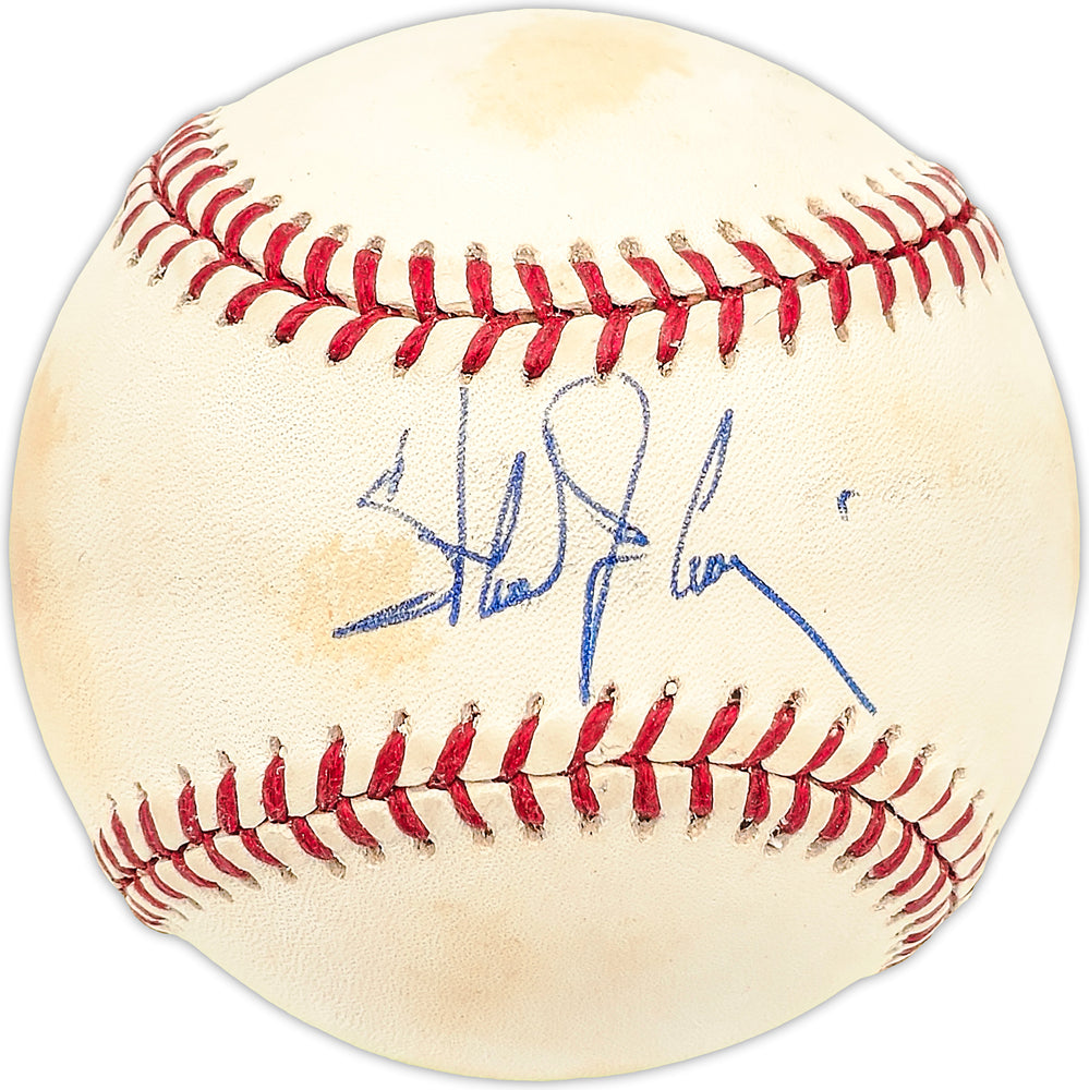 Stan Javier Autographed Official NL Baseball Oakland A's, Seattle Mariners