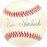 Vic Lombardi Autographed Official NL Baseball Brooklyn Dodgers