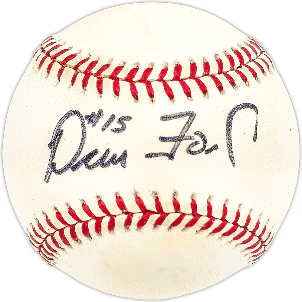 Dan Ford Autographed Official AL Baseball Baltimore Orioles, Minnesota Twins