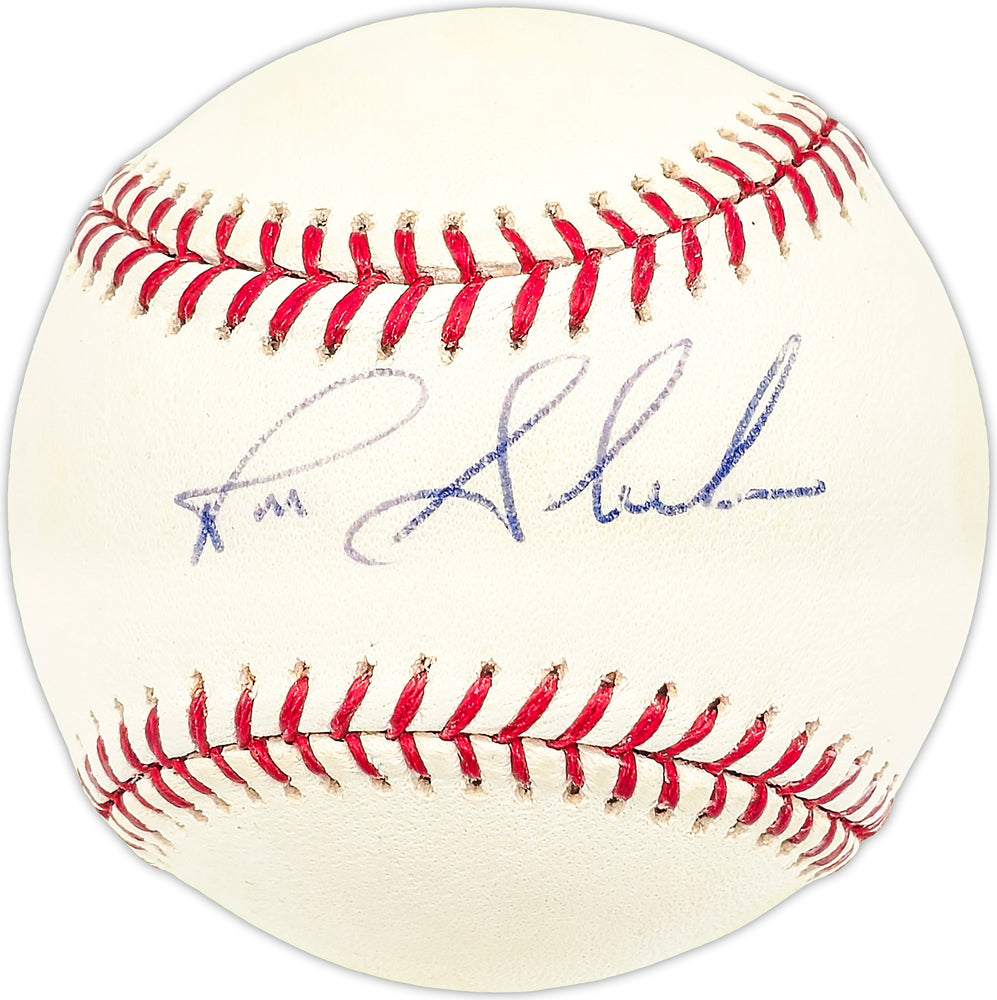 Ron Schueler Autographed Official MLB Baseball Chicago White Sox, Minnesota Twins