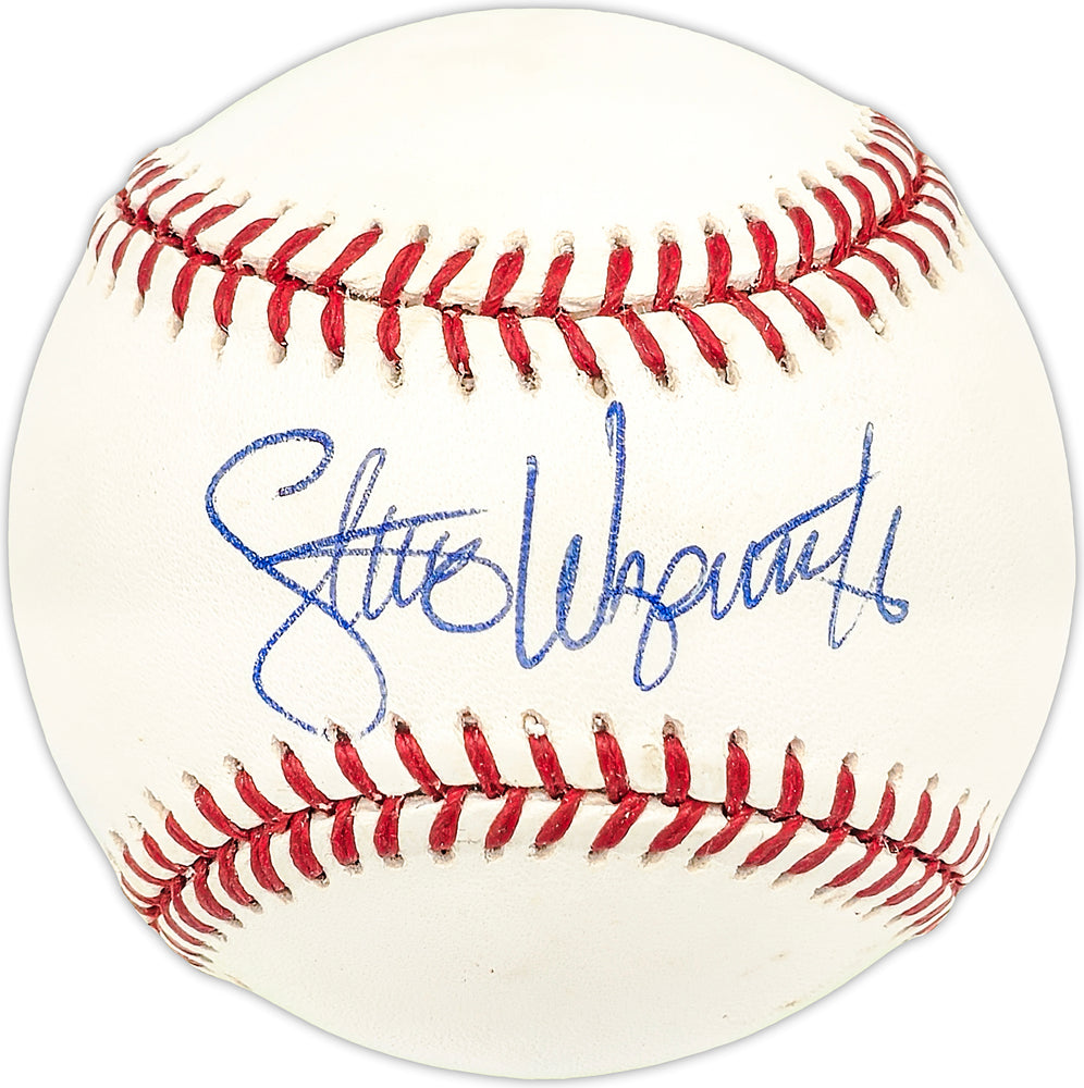 Steve Wapnick Autographed Official AL Baseball Detroit Tigers, Chicago White Sox