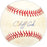 Cliff Cook Autographed Official NL Baseball New York Mets, Cincinnati Reds