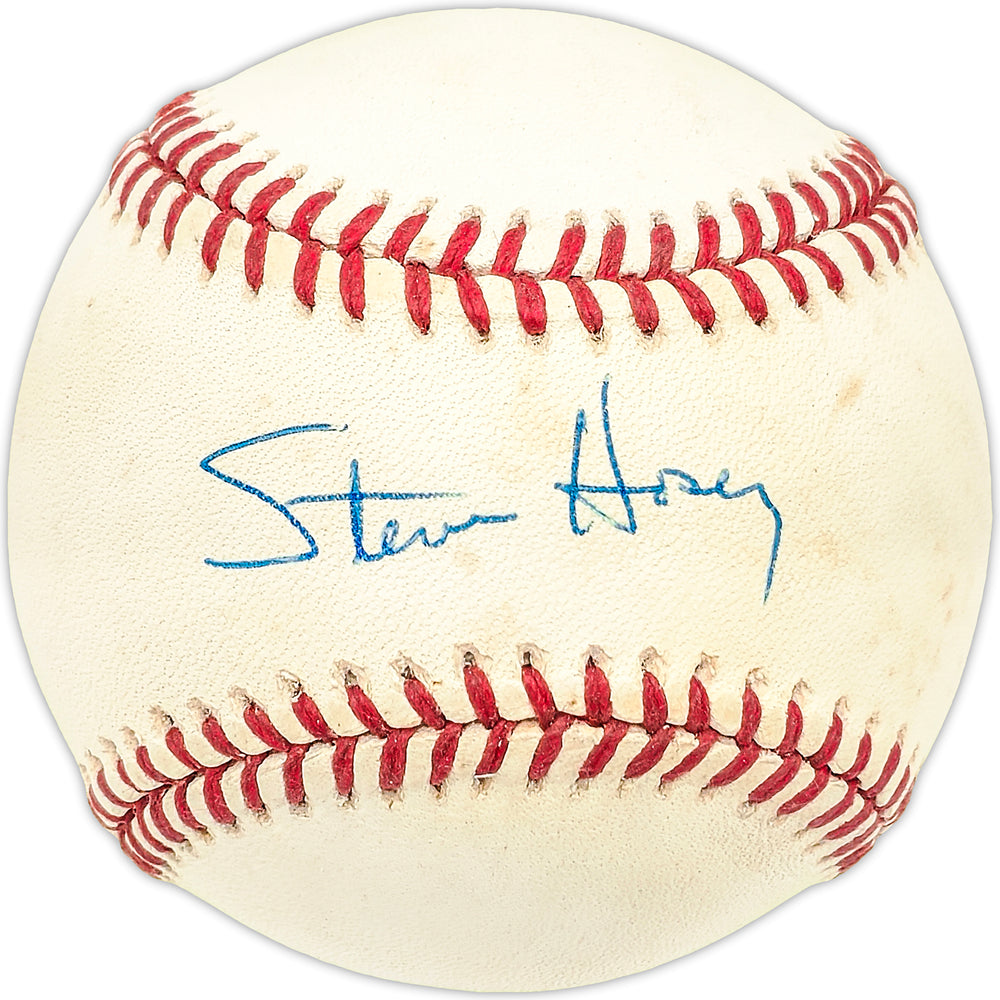 Steve Hosey Autographed Official NL Baseball San Francisco Giants