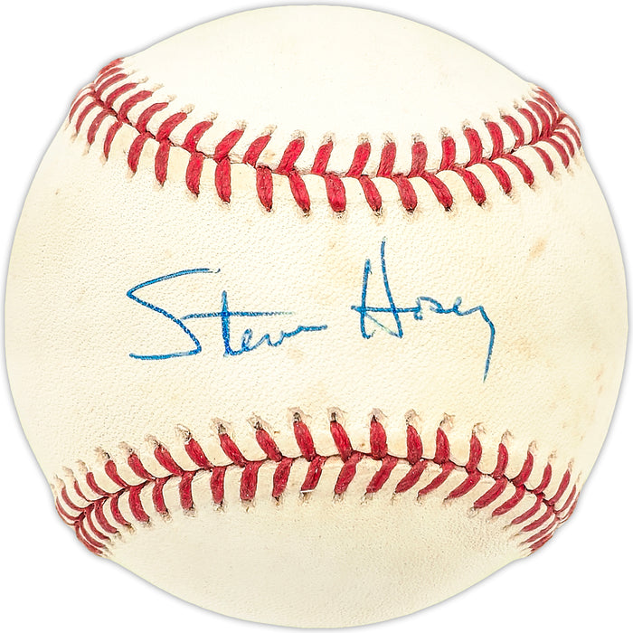 Steve Hosey Autographed Official NL Baseball San Francisco Giants
