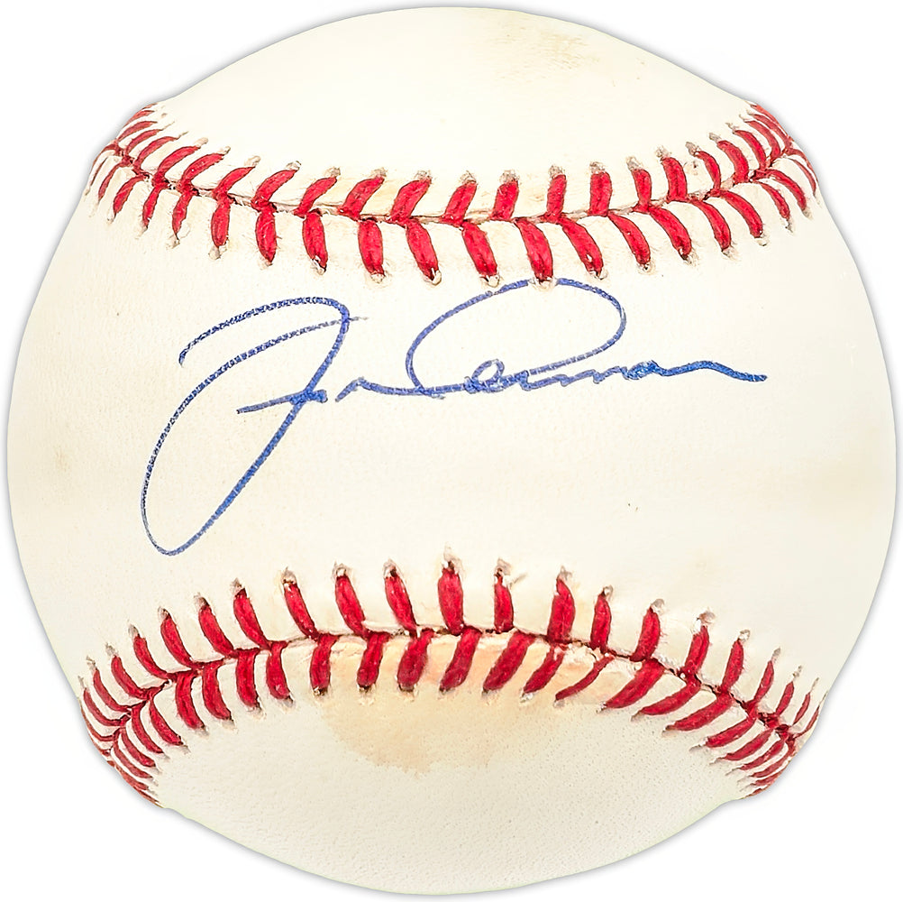 Les Norman Autographed Official AL Baseball Kansas City Royals