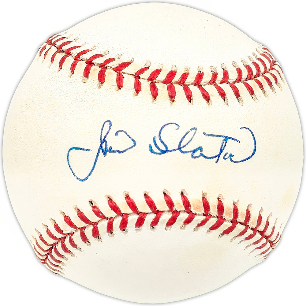 Jim Slaton Autographed Official AL Baseball Milwaukee Brewers