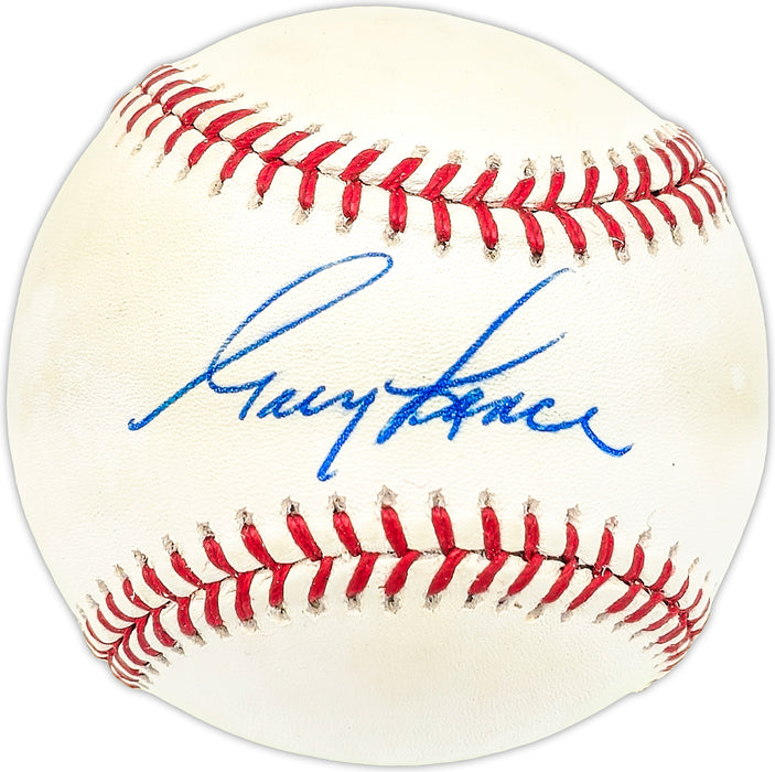 Gary Lance Autographed Official NL Baseball Kansas City Royals