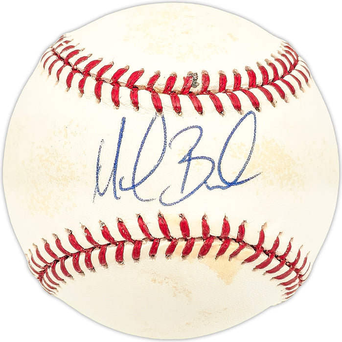 Melvin Bunch Autographed Official AL Baseball Expos, Royals