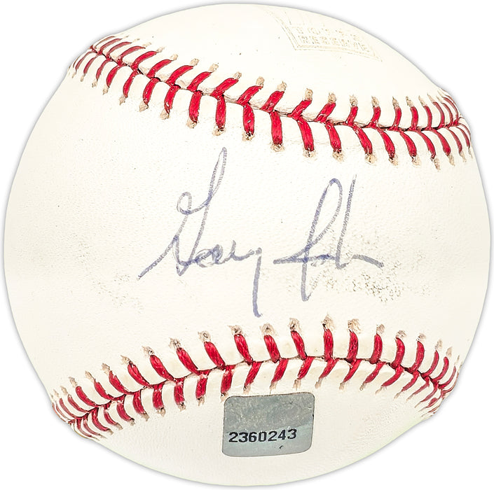 Gary Johnson Autographed Official MLB Baseball California Angels JSA #D55702