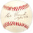 Lee Pfund Autographed Official NL Baseball Brooklyn Dodgers PSA/DNA #X73939