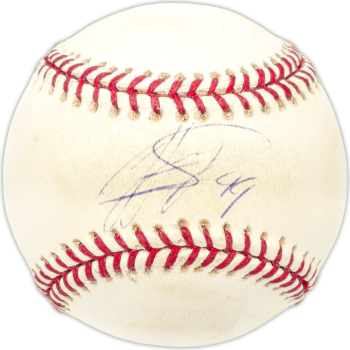 Jair Jurrjens Autographed Official MLB Baseball Atlanta Braves, Detroit Tigers JSA #I51860
