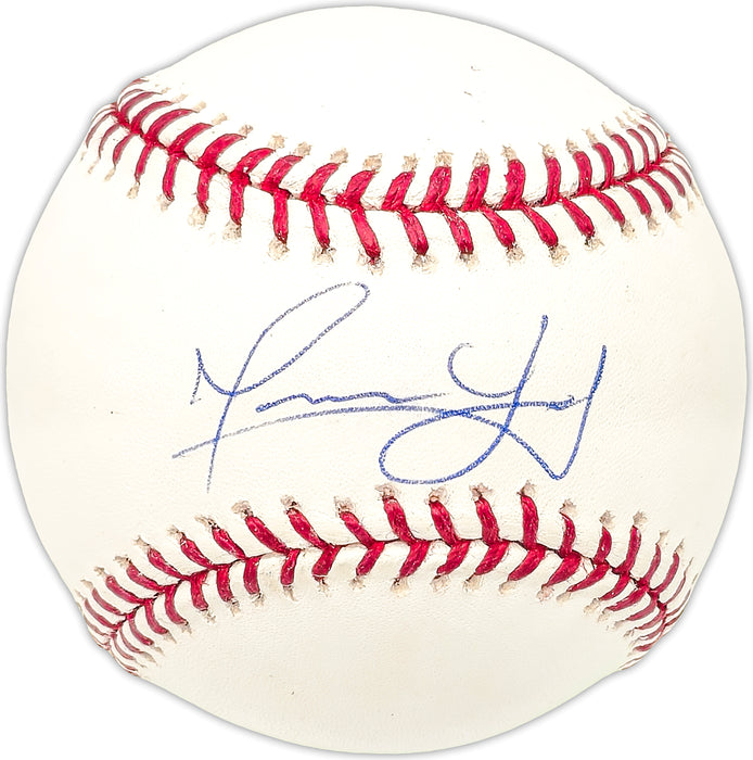 Joel Guzman Autographed Official MLB Baseball Los Angeles Dodgers, Tampa Bay Rays TriStar Holo #3003780