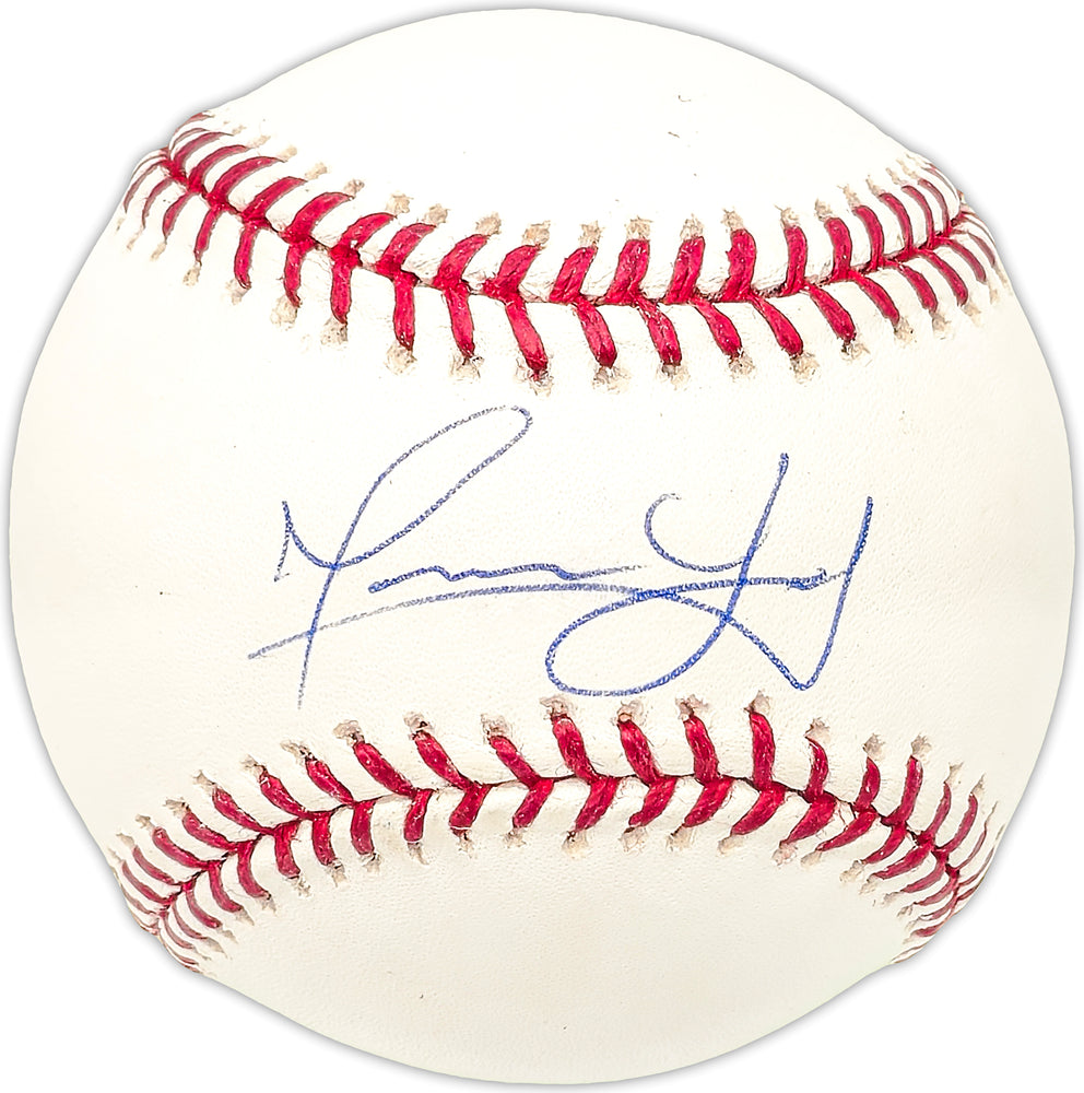 Joel Guzman Autographed Official MLB Baseball Los Angeles Dodgers, Tampa Bay Rays TriStar Holo #3003780