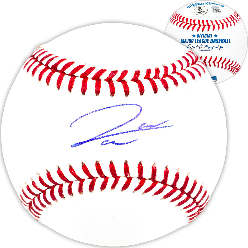 James Wood Autographed Official MLB Baseball Washington Nationals Beckett BAS Witness