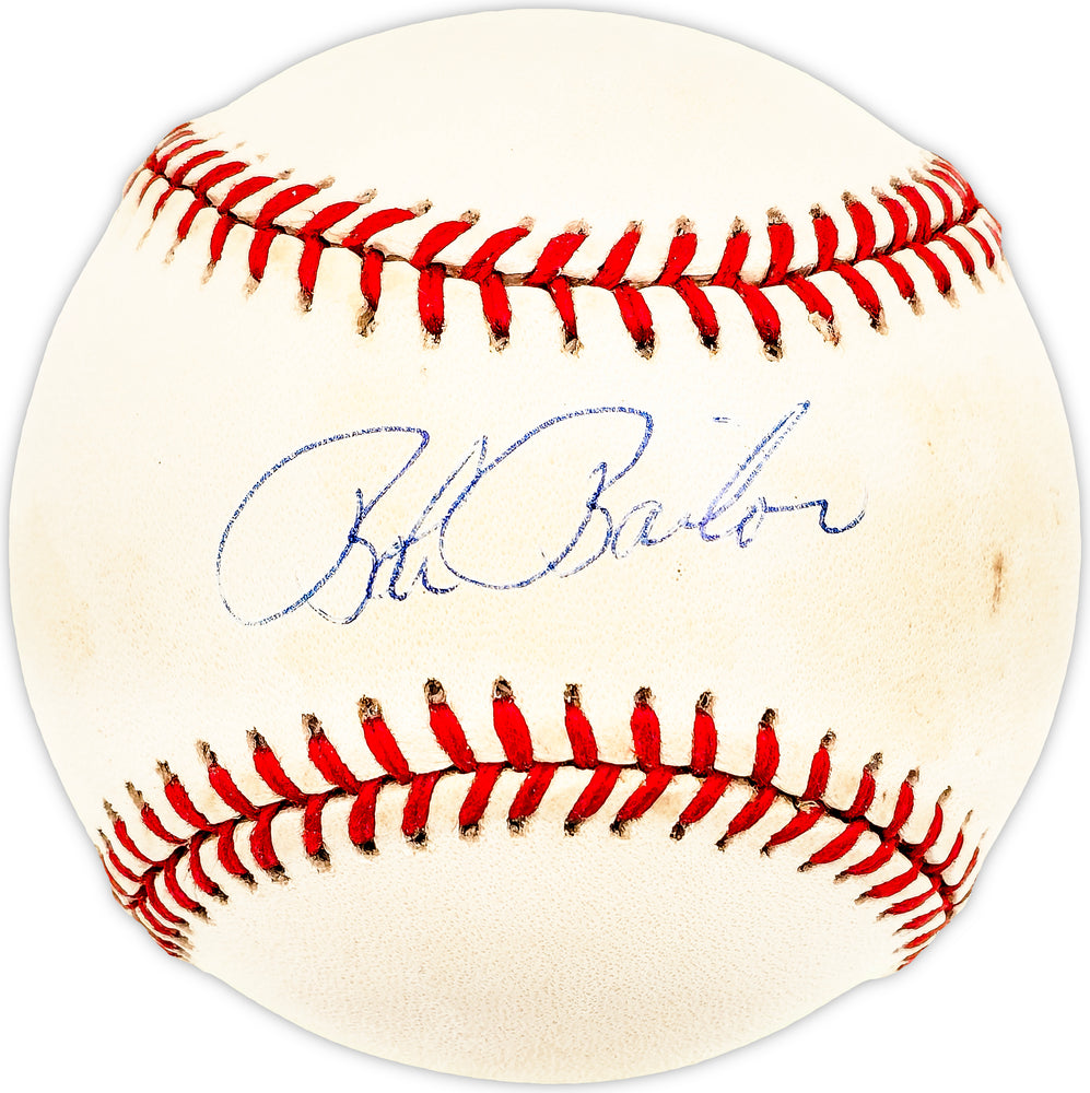 Bob Bailor Autographed Official AL Baseball Blue Toronto Blue Jays, Los Angeles Dodgers