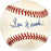 Gene Hermanski Autographed Official NL Baseball Los Angeles Dodgers, Chicago Cubs