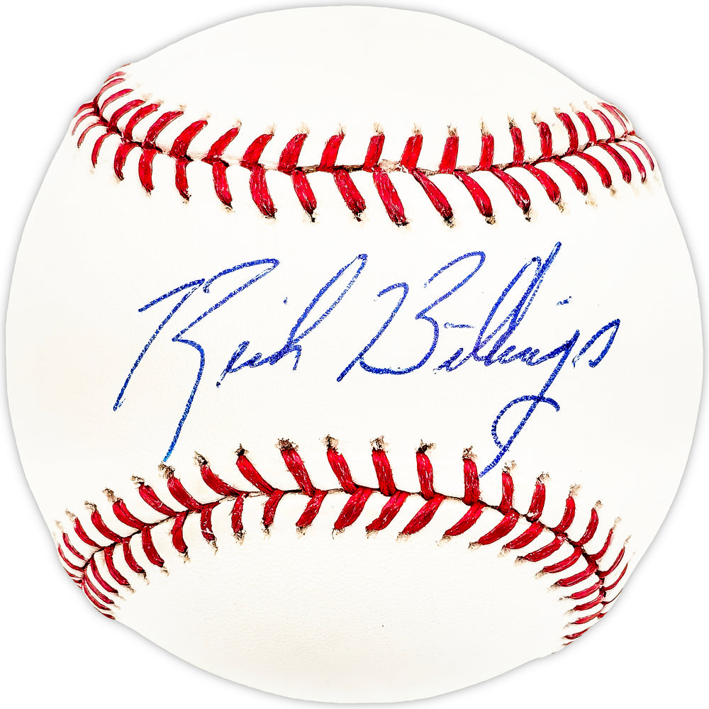 Rich Billings Autographed Official MLB Baseball Senators, Rangers