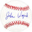 John Wojcik Autographed Official MLB Baseball KC A's