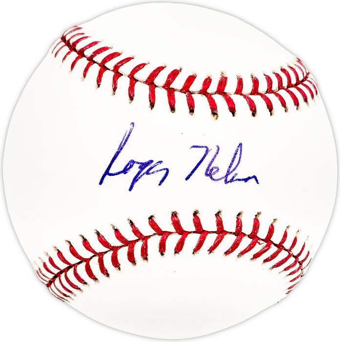 Roger Nelson Autographed Official MLB Baseball Cincinnati Reds, Baltimore Orioles