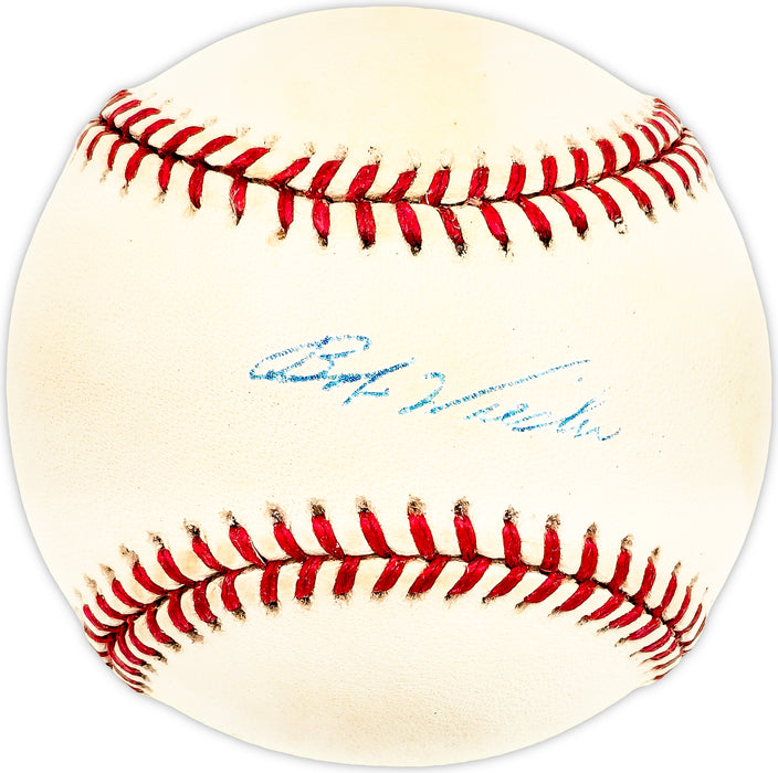 Bob Wiesler Autographed Official AL Baseball New York Yankees