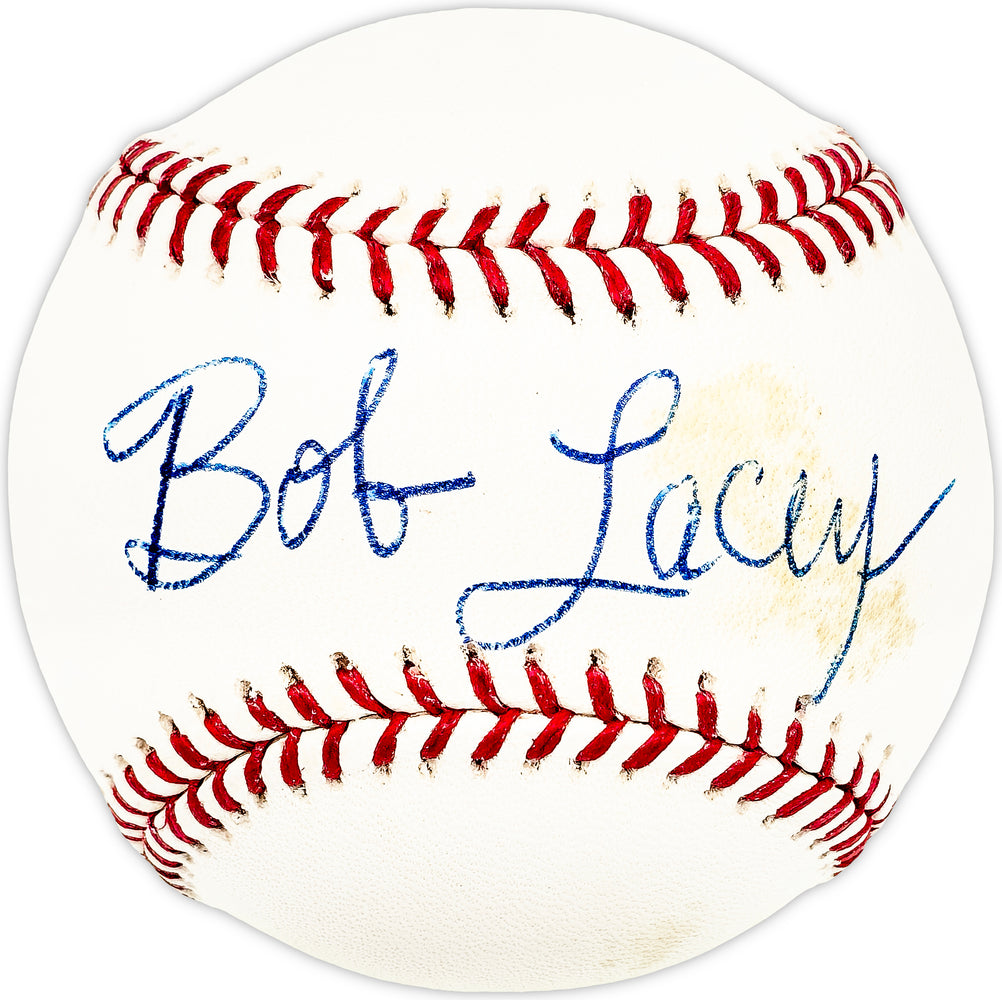 Bob Lacey Autographed Official MLB Baseball Oakland A's