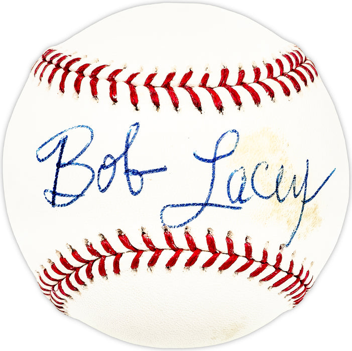 Bob Lacey Autographed Official MLB Baseball Oakland A's