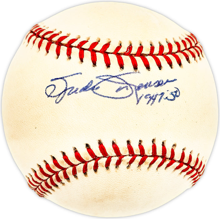 Spider Jorgensen Autographed Official NL Baseball Los Angeles Dodgers, San Francisco Giants